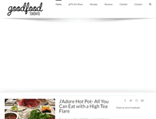 Tablet Screenshot of goodfoodtoronto.com